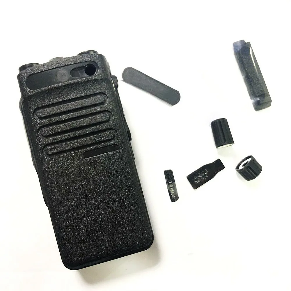 Kit de carcasa de repuesto para walkie-talkie, carcasa negra para Radio bidireccional XiR P6600i, DEP550e, XPR3300e, DP2400e