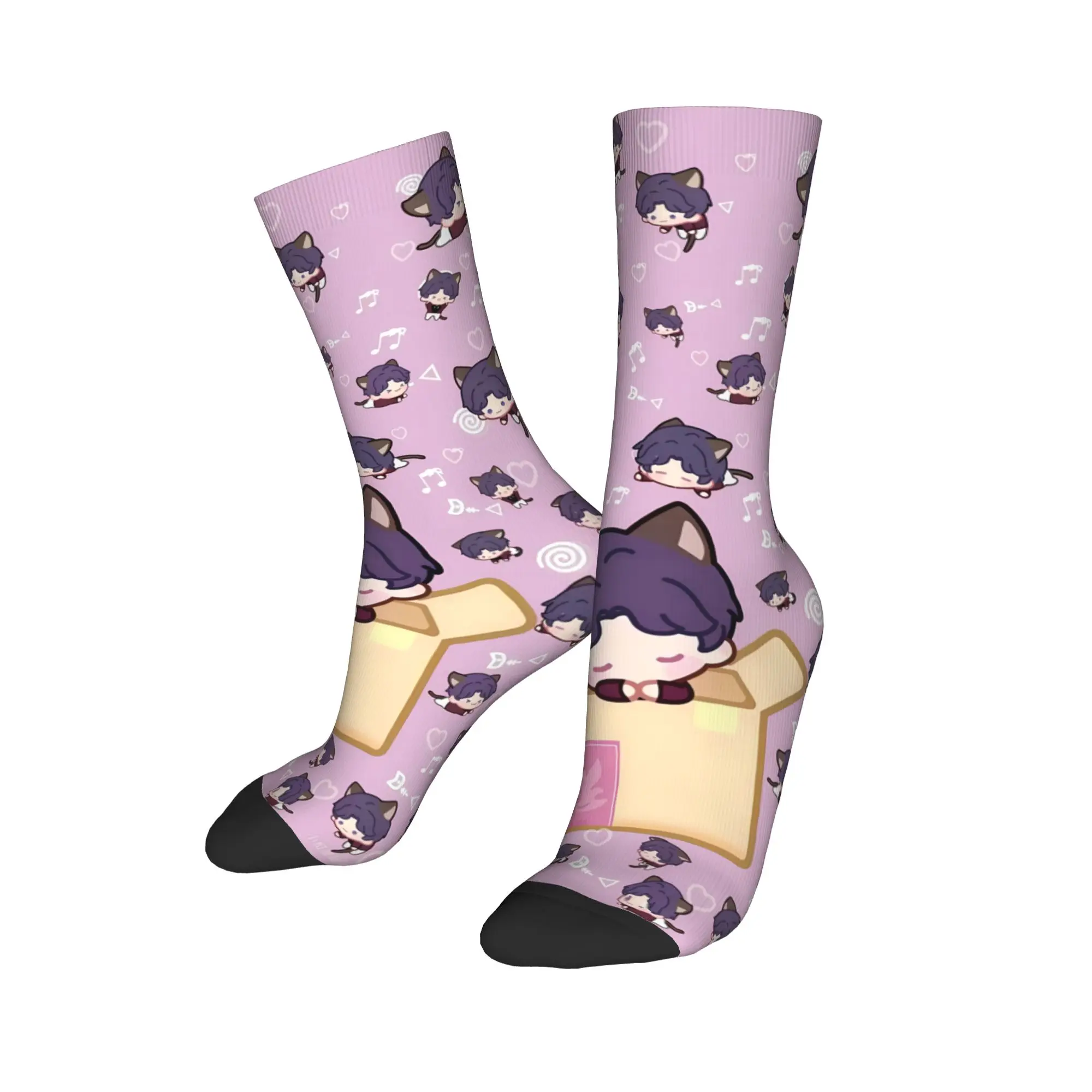 

Sylus Love and Deepspace Zayne Xavier Stockings Modern Socks Men High Quality Socks Running Sports Design Non-Slip Socks Gift