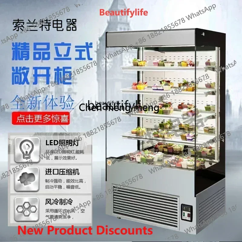 

xxxWind Screen Counter Sandwich Cabinet Open Cake Counter Refrigerated Display Cabinet Fresh Cabinet
