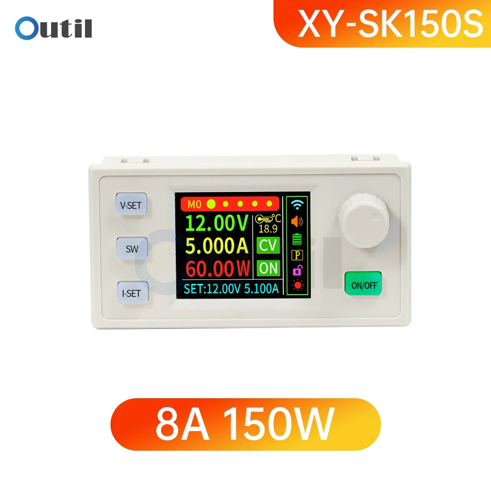 SK150S CNC باك دفعة تيار مستمر قابل للتعديل الجهد المنظم الشمسية شحن وحدة 7A150W8 استقرت الجهد دفعة محول فرق الجهد