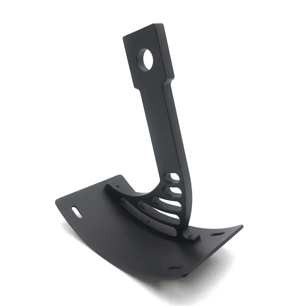 Motorcycle Curved Mount License Plate Tag Holder Bracket for 2002-2005 Yamaha Warrior/ All Years