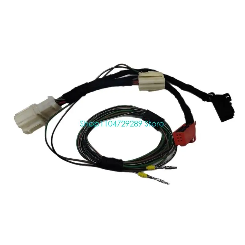 D8KE Vehicle Control Cable Assembly with Dashboard-Style Controls, Multiple Electrical Ends & Molded Plastic Housings for Golf