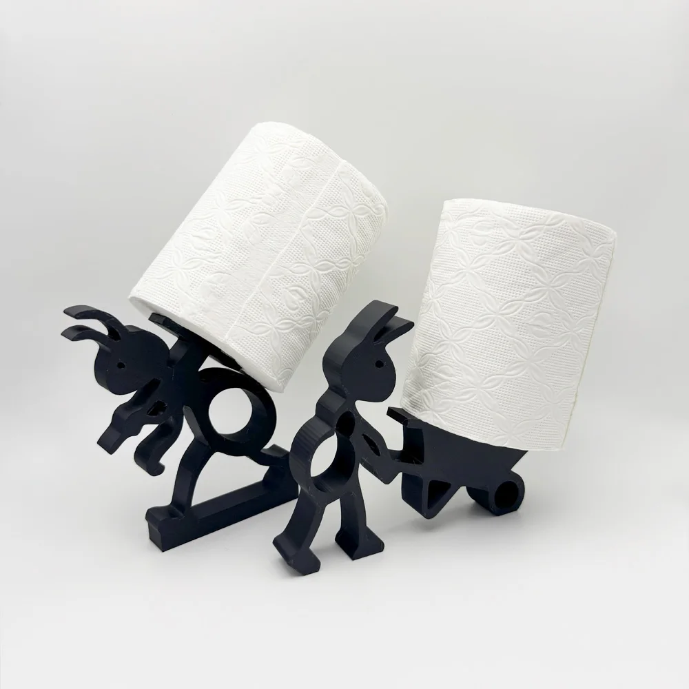 Niedlicher, schlichter Tier-Taschentuchhalter – minimalistischer und praktischer Papierrollenhalter, eine ideale kreative Geschenkidee für die Feiertage – Detail 4