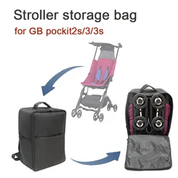 Stroller Travel Backpack Fit for GoodBaby Pockit2s/3/3s Thickening Stroller Storage Bag Airplane Bag Stroller Accessories