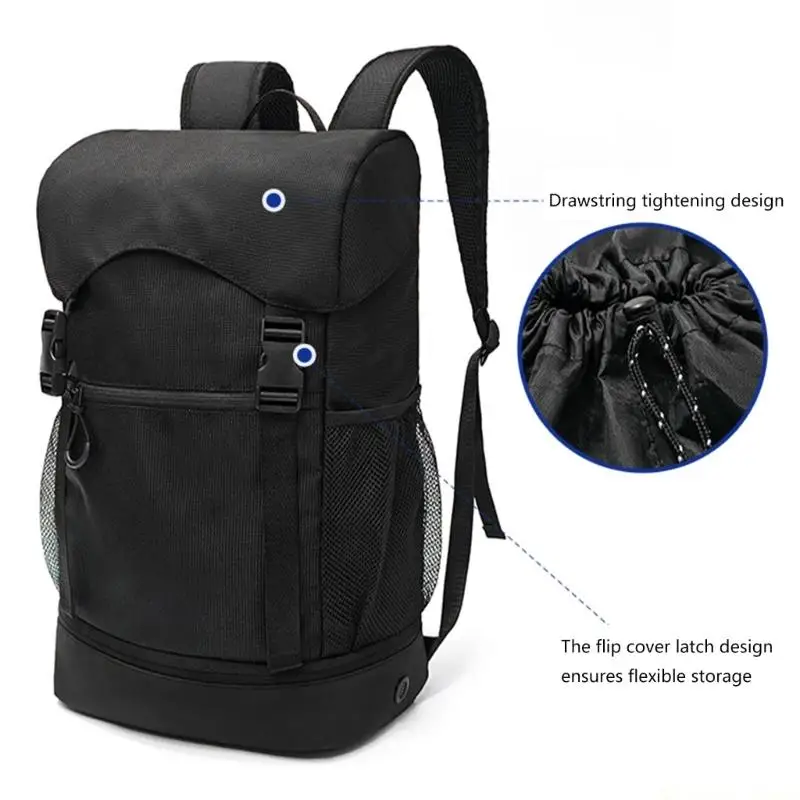 31BE Multifunctional Gym Bag Camping Backpack Large Capacity Shoulder Bag Enduring