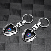 3D Metal Car Styling Keychain Key Chain Key Rings Pendant Fashion Gift For Alfa Romeo Giulietta Giulia Mito Brera 159 176