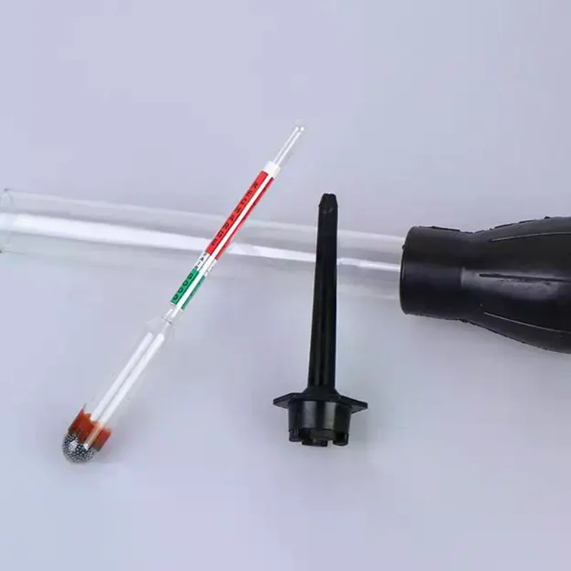 Battery Hydrometer High Accuracy Electric Gravimeter 1.10-1.30 Range Portable Tool for Outdoor Battery Maintenance Work