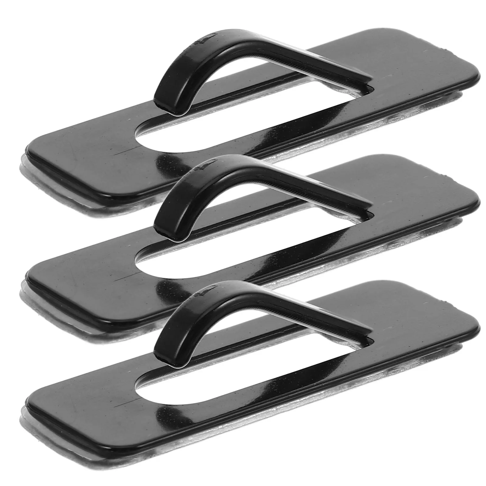 

3 Pcs Car Water Cup Limiter Securing Clip Stabilizers Black Universal Fit Storage Slot ganizer PC Material Anti Shake Design