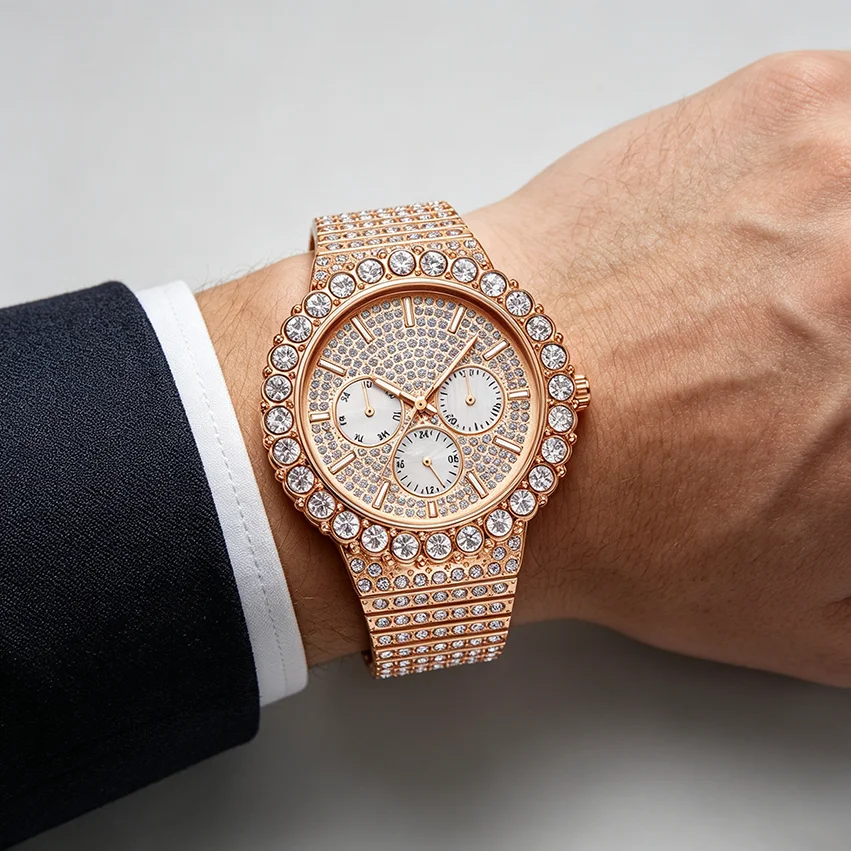 Diamentowy zegarek męski marki – Jewelry Watches Brands recenzja i cena