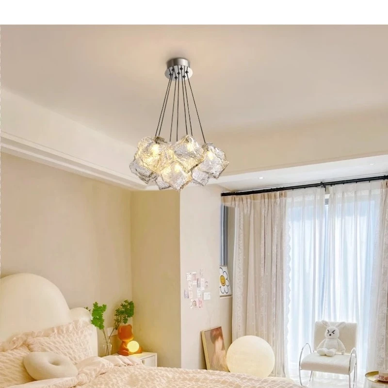 

modern minimalist French cream wind Internet celebrities ins master bedroom children's room lights creative restaurant lights