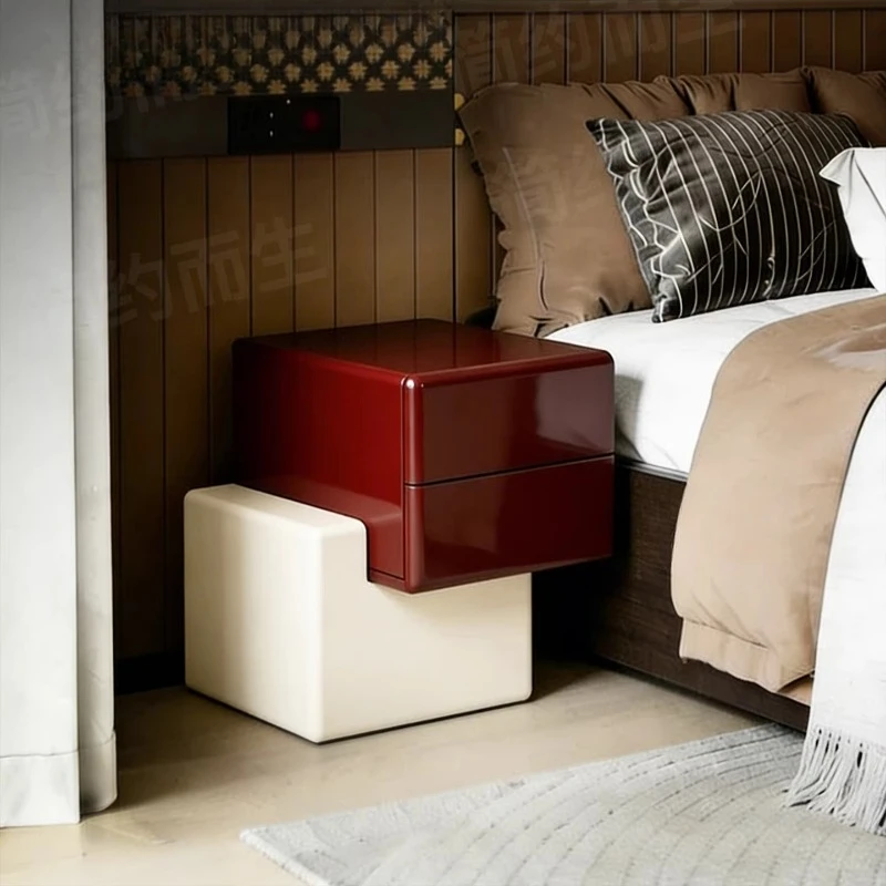 

Cute Small Nature Nightstands Wood Drawer Designer Bedside Bedroom Nightstands Weird Antique Antique Szafka Nocna Furniture Home