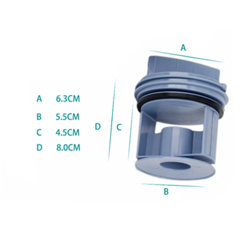 Rondella pompa di drenaggio per Siemens Bosch WM1095/1065 WD7205 lavatrice scarico uscita guarnizione coperchio spina accessori di ricambio