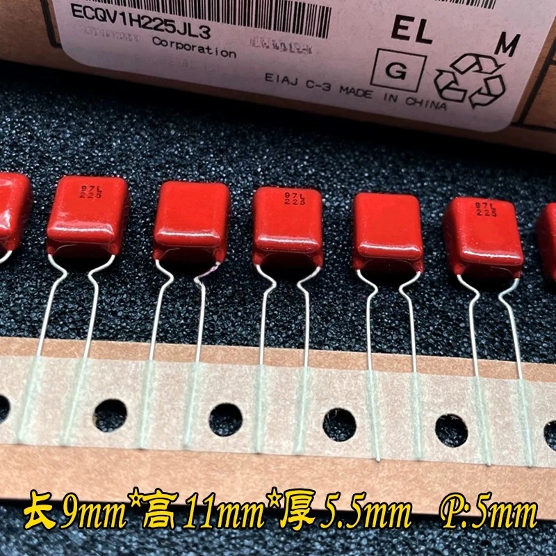 per-panasonic-ecqv1h225j-22uf-225-2u2-50v-63v-100v-condensatore-a-film-100-pezzi