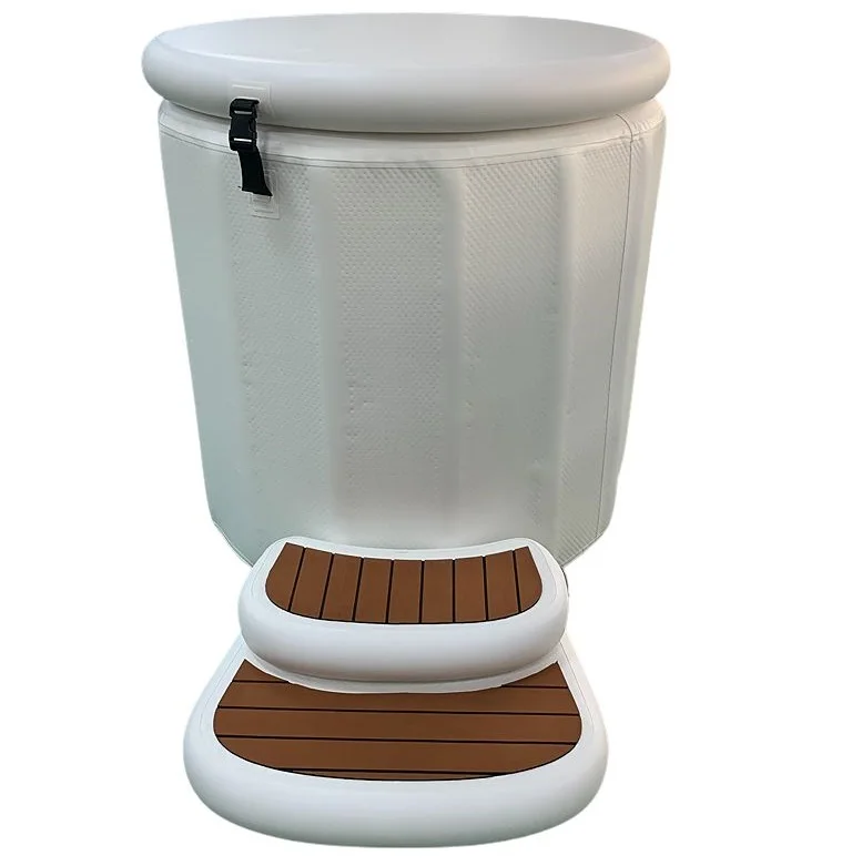 Customizable Beetle Inflatable Stairs Air Steps EVA Non-Slip Stairs for Ice Tubs Hot Tubs Hydrotherapy Jacuzzi