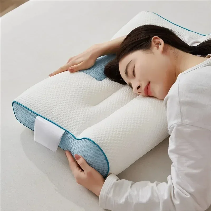 

4D Traction Pillow Core Cervical Vertebrae Pillow for Sleeping Special Sleeping Wealth Bag Pillow Home Comfort Pillows