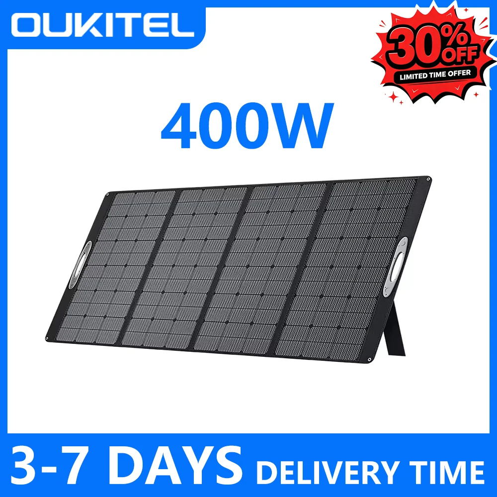 Rv Solar Kit 400W - Panel Surya Lipat Portabel OUKITEL 400W,
