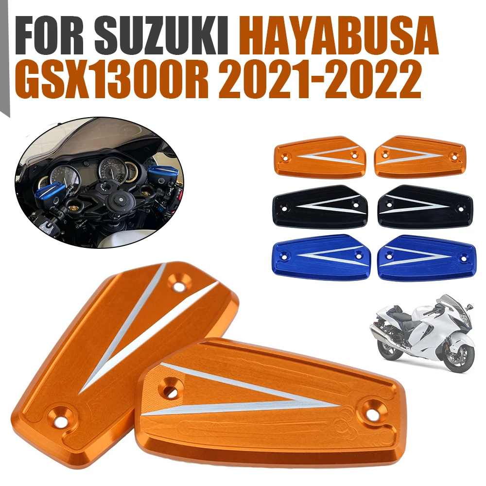 For SUZUKI HAYABUSA GSX1300R GSX 1300 R 2021 2022 Motorcycle Accessories Front Brake Fluid Tank Reservoir Cover Oil Cap Guard