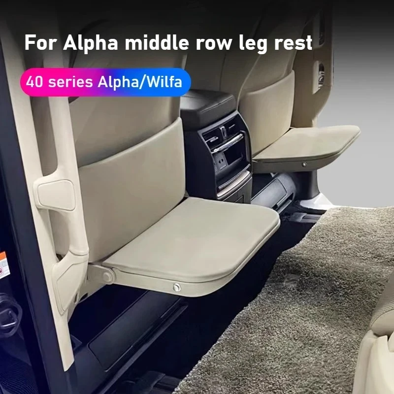 

For Toyota 30 Series 40 Series Alpha/Wilfa front footrest seats with leg drag modification accessories
