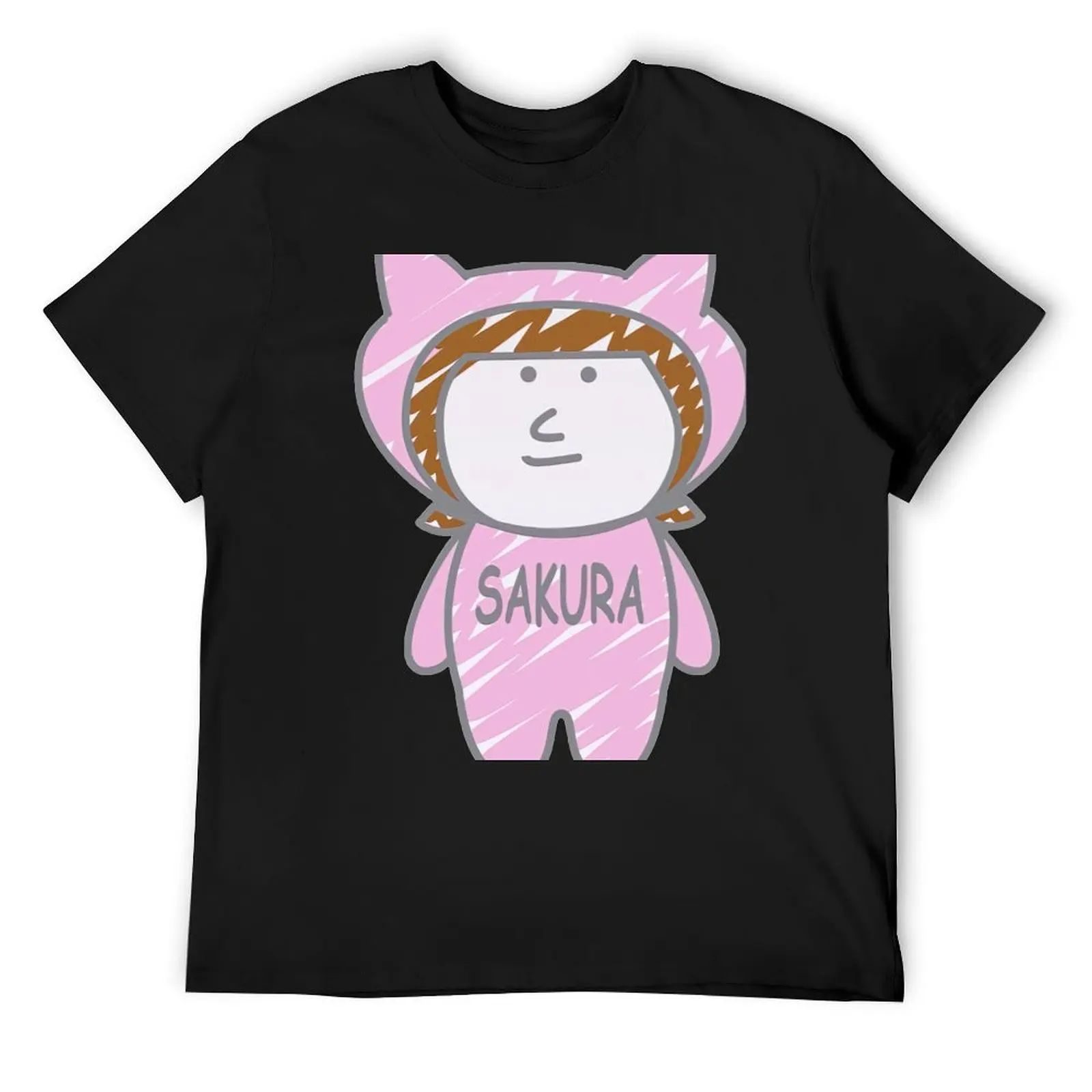 

IZONE Miyawaki Sakura Goods Character Miyawaki T-Shirt for a boy summer top basketball graphic tees t shirts men