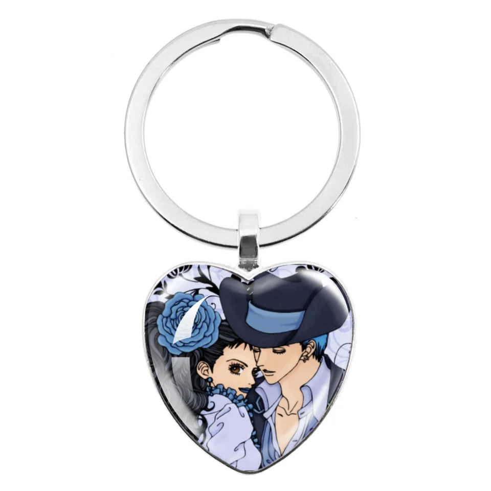 Paradise Kiss Keychain Anime Yukari Hayasaka Miwako Sakurada Glass