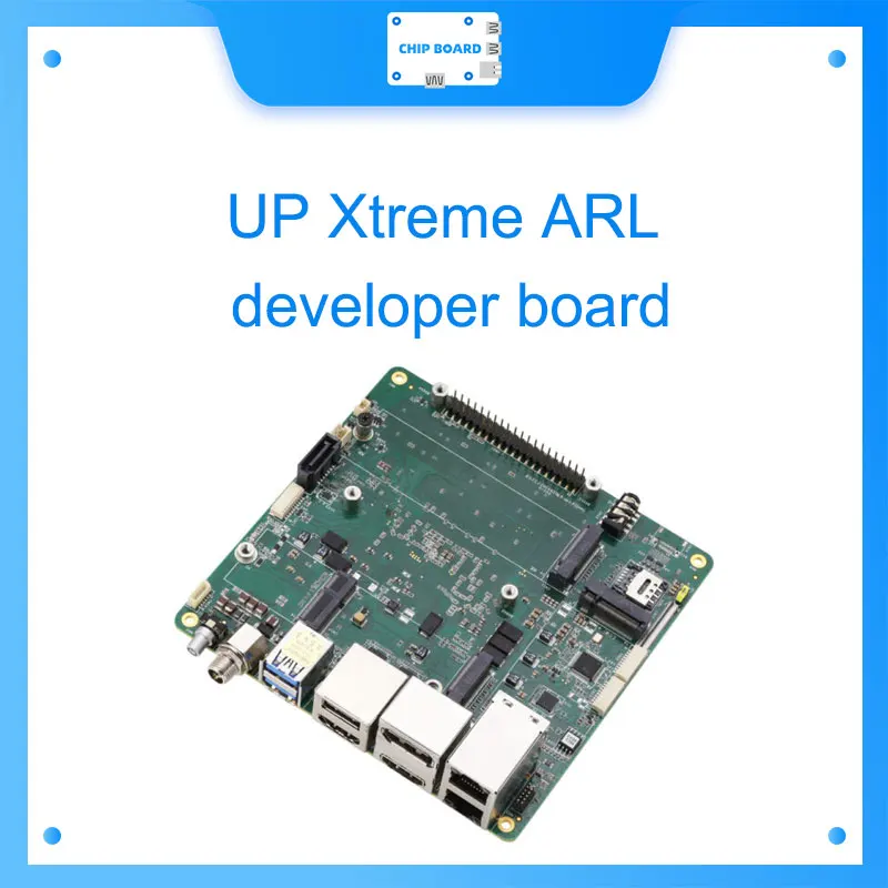 

UP Xtreme ARL: Intel Core Ultra 7 265H Dev Board w/97 TOPS AI, 64GB RAM & 5G for Robotics