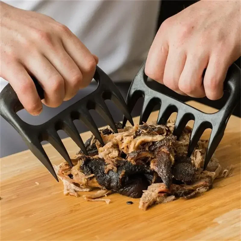 Tenedor para barbacoa, garra de oso, cortador de frutas y verduras, herramientas de cocina, accesorios para barbacoa, trituradora de carne, extractor de cerdo fuerte