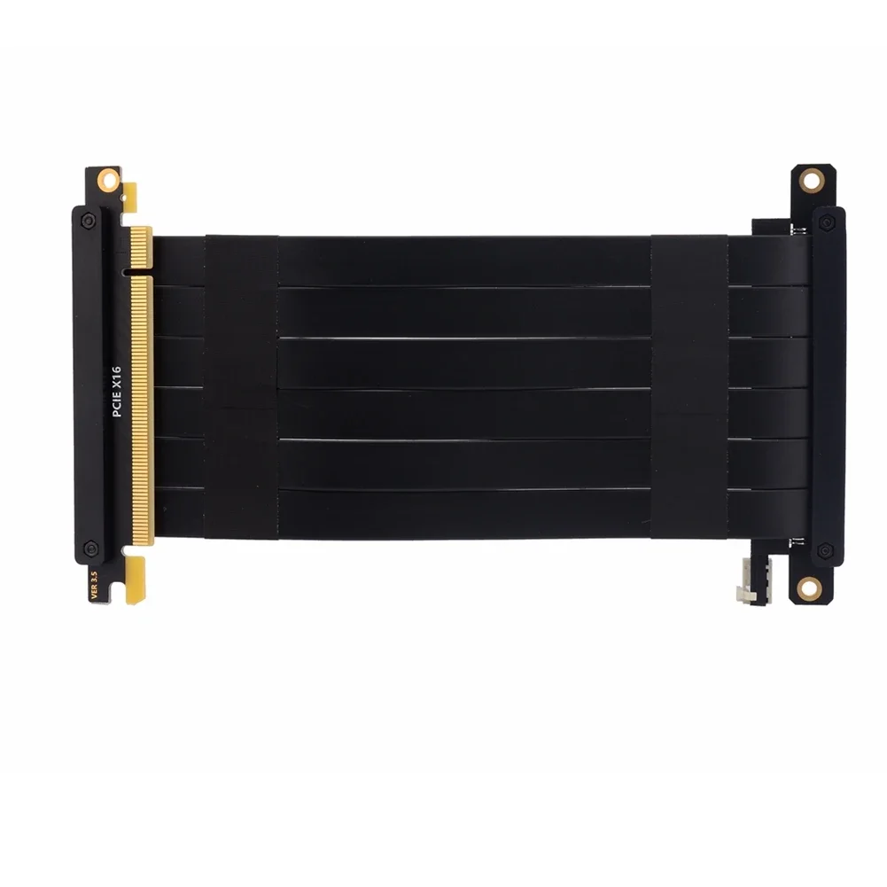 Черный, белый двойной реверсивный PCIE 3.0 Riser PCI-e 16x к X16, удлинительный кабель, удлинитель видеокарты для шасси A4 ITX