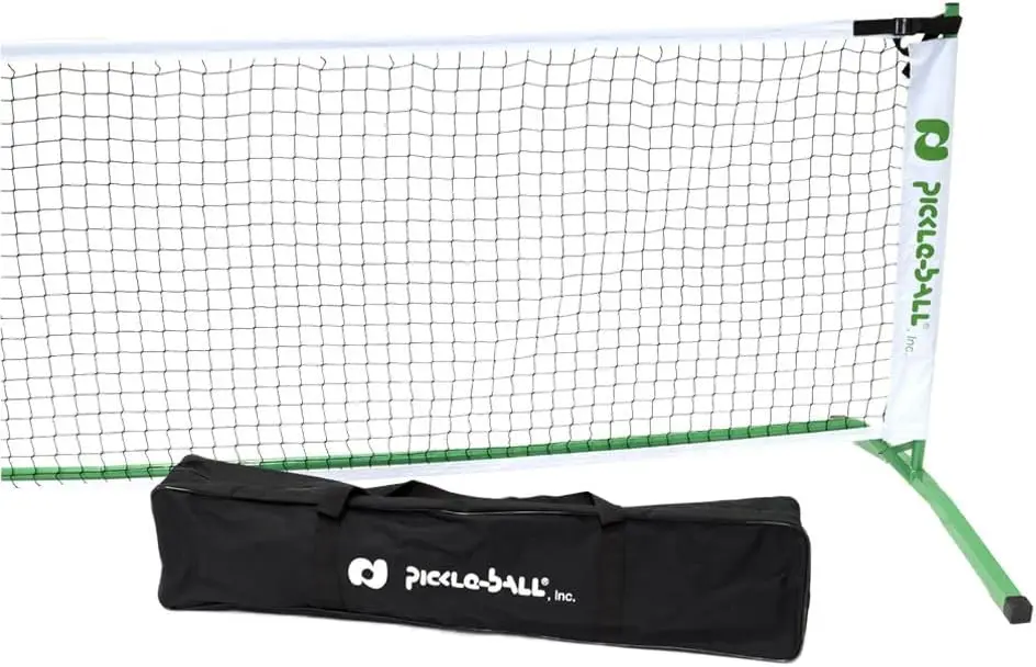 

Pickleball 3.0 Tournament Net System - Portable, Lightweight, and Stable Pickleball Court Setup with Easy Buckle Tension System