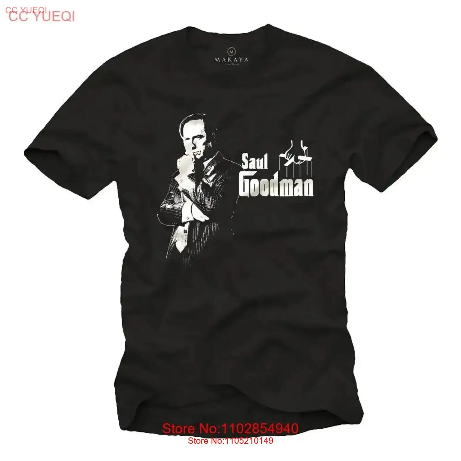 SAUL GOODMAN MENS T SHIRT BLACK HEISENBERG BETTER CALL BAD SET CLOTHING vintage Washed Comfortable fashion Versatile Breathable