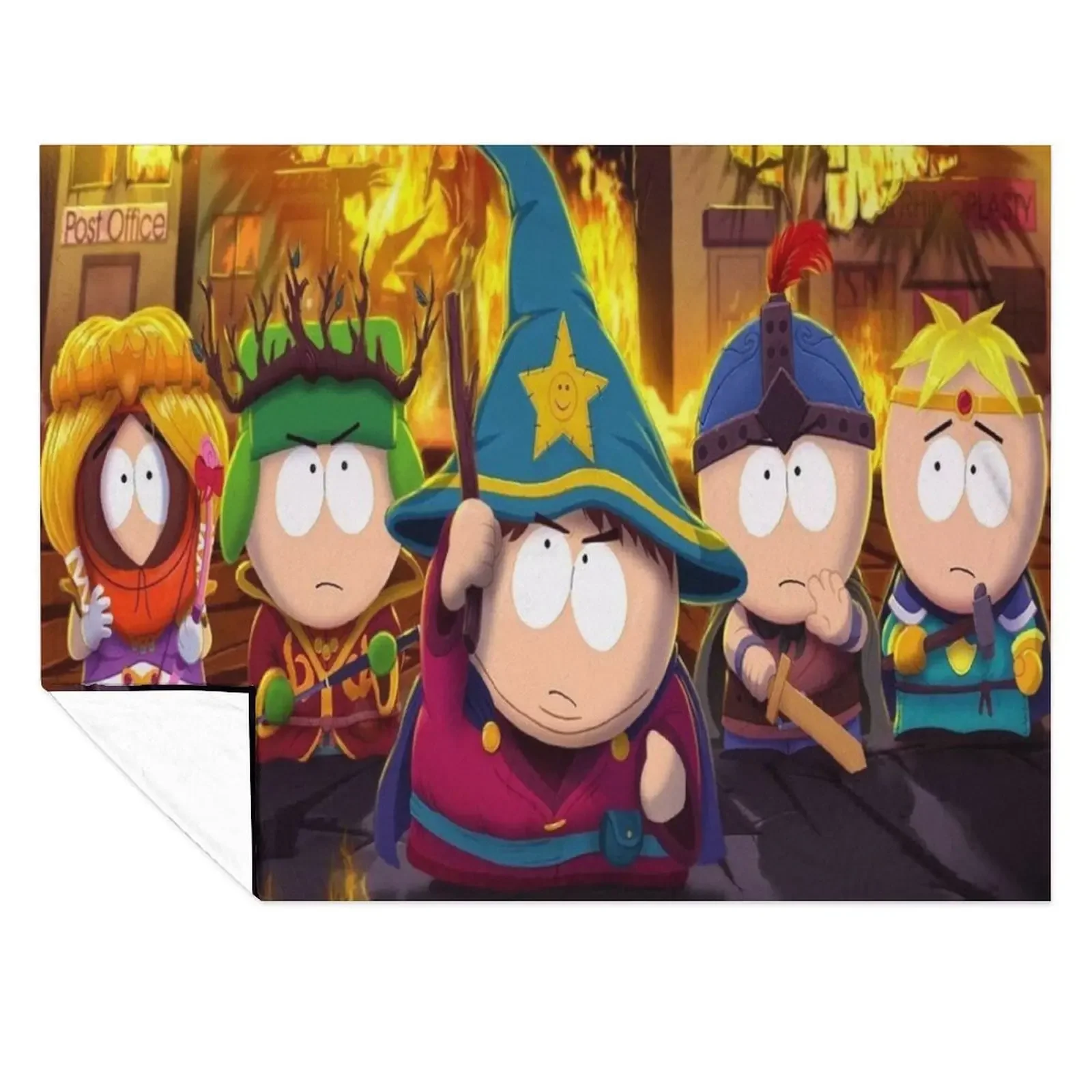 

SouthPark Wizards Throw Blanket decorative Fashion Sofas blankets and throws Shaggy Blankets