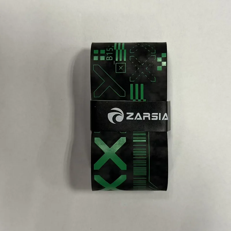 ZARSIA Matte Printed Sweat-Absorbing Grip Tape for Tennis Badminton Rackets Dry Non-Slip Sweat-Resistant 1pcs
