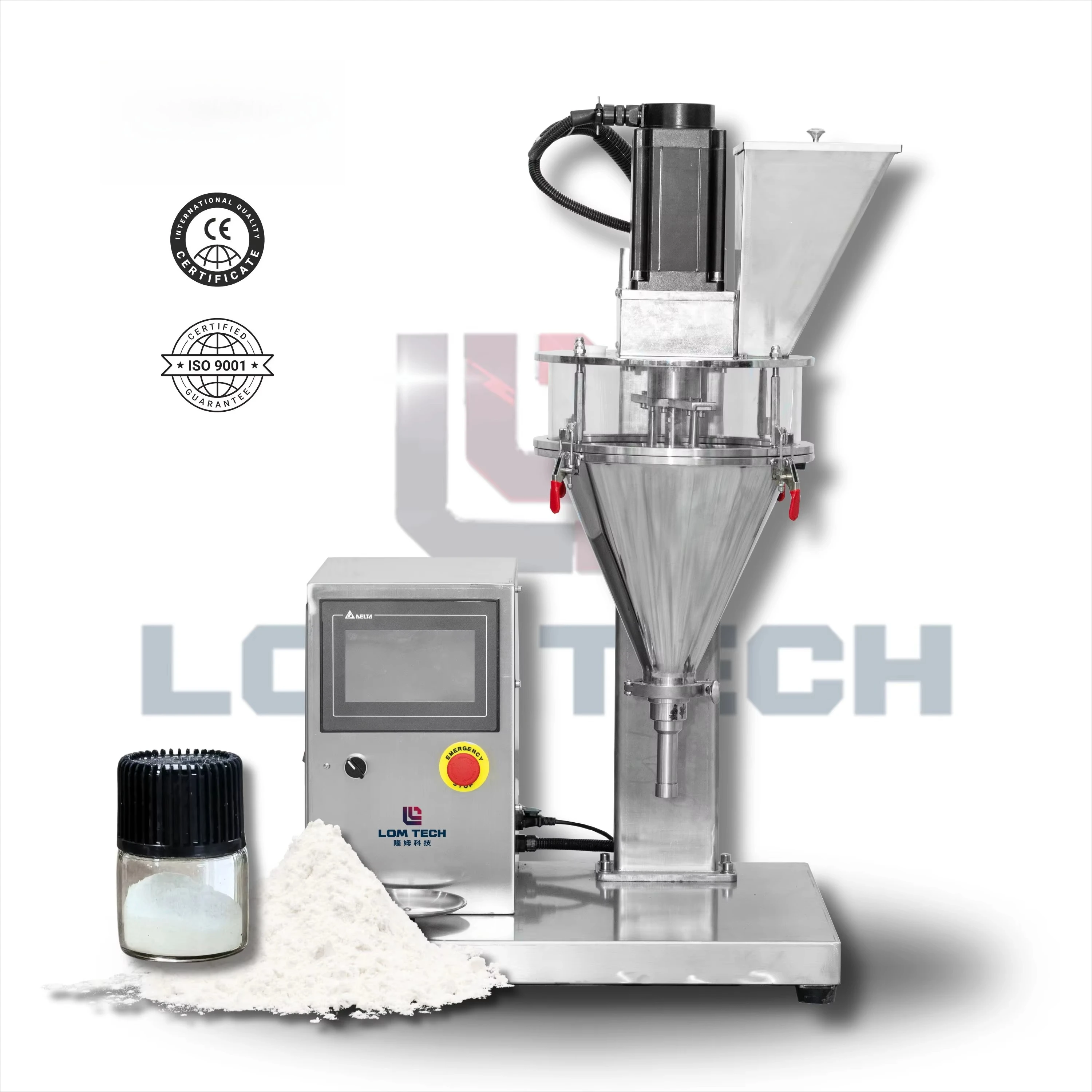 Semi-Automatic Powder Filler With Hopper Filling System For 0.5g To 5g Powder Filling And 1g Powder Dispenser