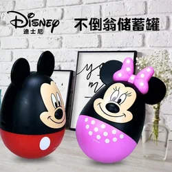 Disney Mickey Mouse Minnie Piggy Bank Mickey Mouse Coin Box PVC Action Figure Toys for Children Gift Money Box toys