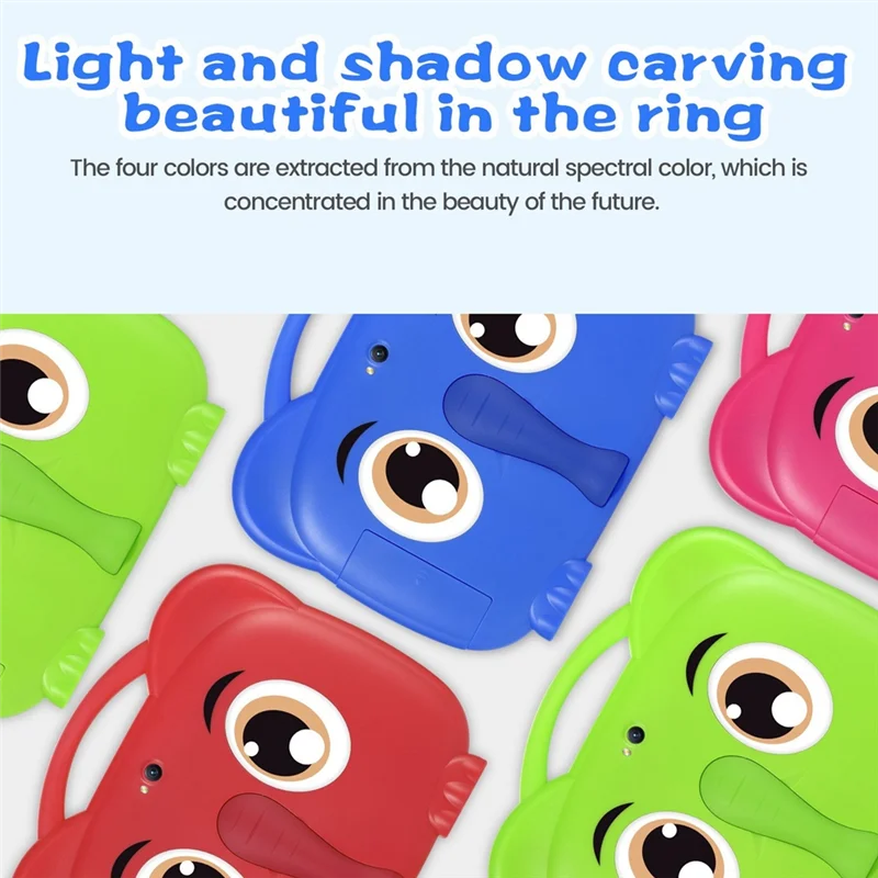 

Exquisite-7 Inch Kids Tablet Quad Core 1+8G Dual Card Wifi Android 7.0 Tablets For Study Education Kids Gift Kids Software