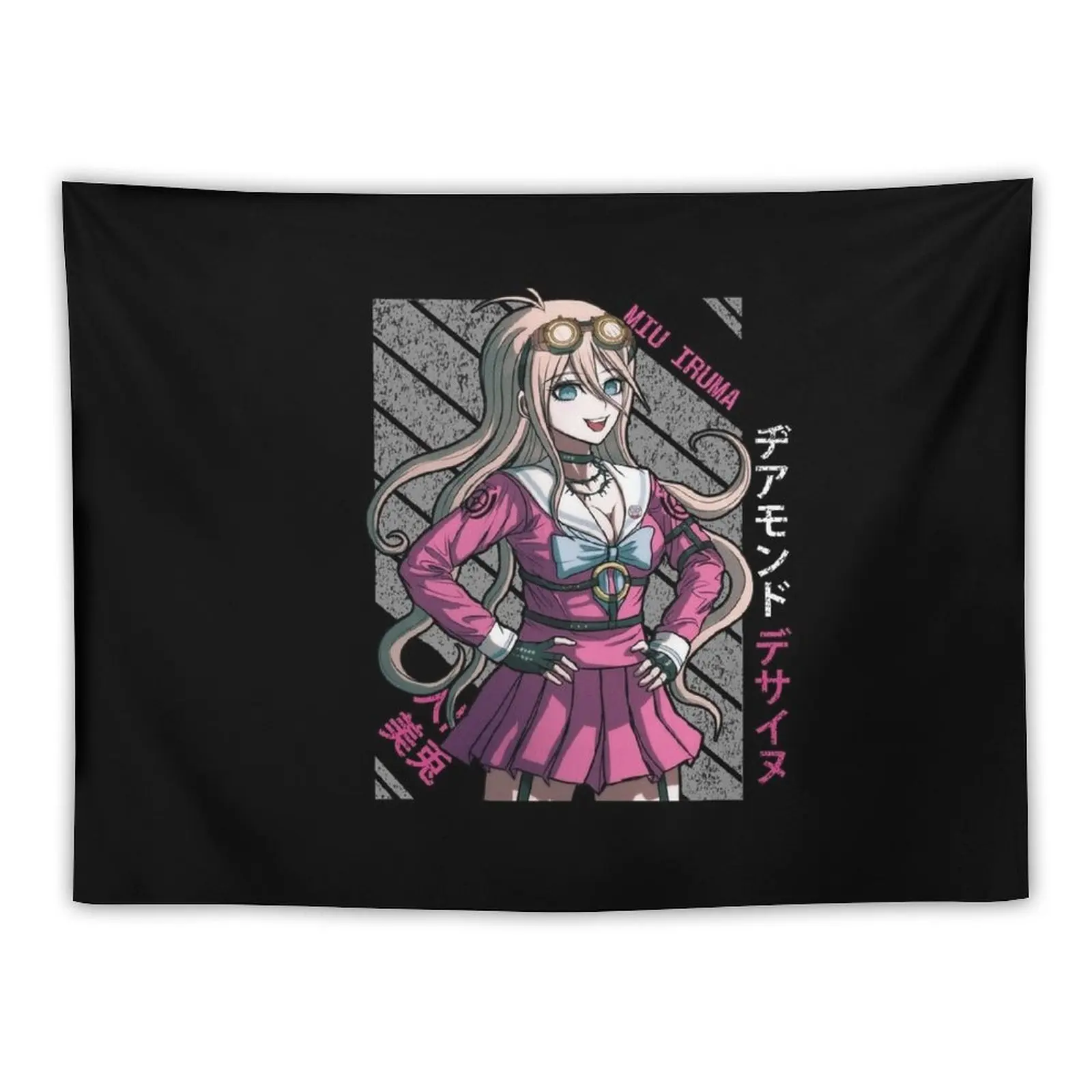 New Miu Iruma - DanganRonpa V3 Tapestry Home Decorating Mushroom Tapestry Room Decor Aesthetic Room Decorating