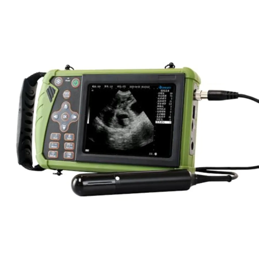 

Portable 3.5MHz Rectal Convex Dual-Use Probe Veterinary Ultrasound Scanner for Cattle and Horse Pregnancy and Reproduction Chec