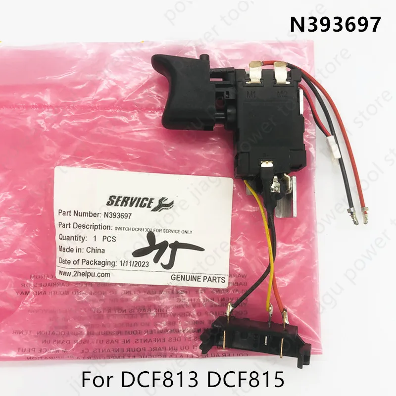 

Switch kit N393697 N393970 Replace For DEWALT DCF815 DCF813 Power Tool Accessories Electric tools part