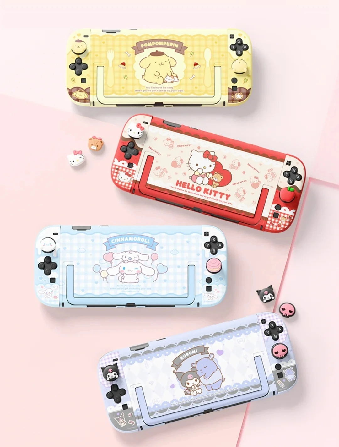 

Original Co Branded Kulomi Kitty Cat Protective Case Ns2 Generation Protective Set Scratch Resistant Game Console Accessories