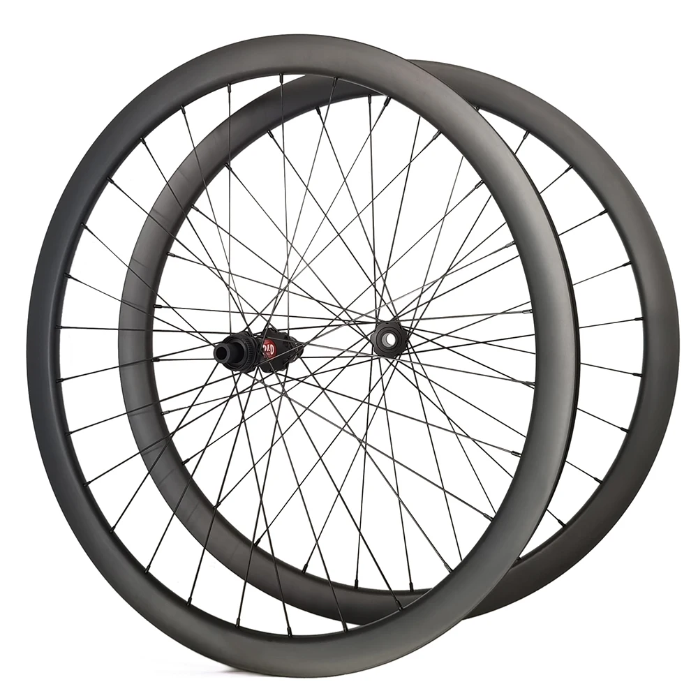 

700c Gravel Bike Wheels 30mm/24mm Width Disc Asymmetric Clincher Tubeless 32mm 39mm All Road Carbon Wheelset DT240S Hubs 24 28h