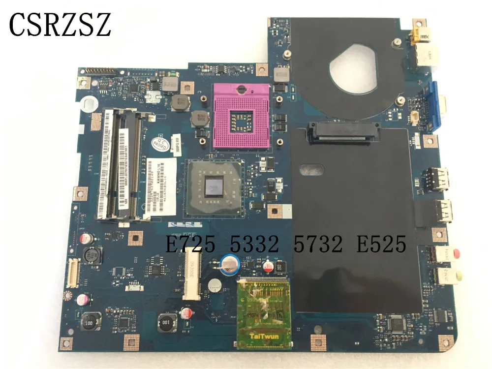 para Acer Emachines E725 5332 5732 E525 Notebook Mainboard Kawf0 La4851p Teste de Trabalho Perfeito