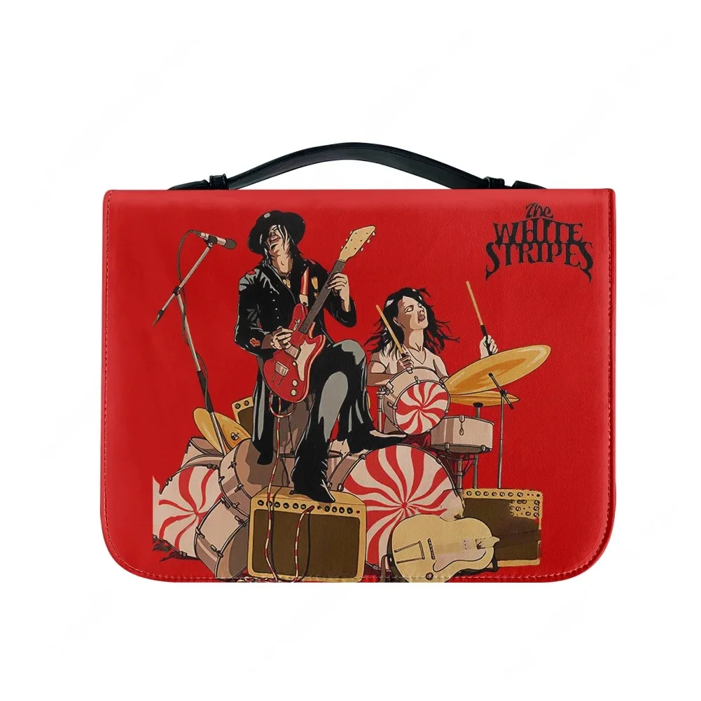 

Сумки для Библии The White Stripes: христианские подарки, персонализированные узоры, водонепроницаемая кожаная сумка, высококачественные сумки на заказ