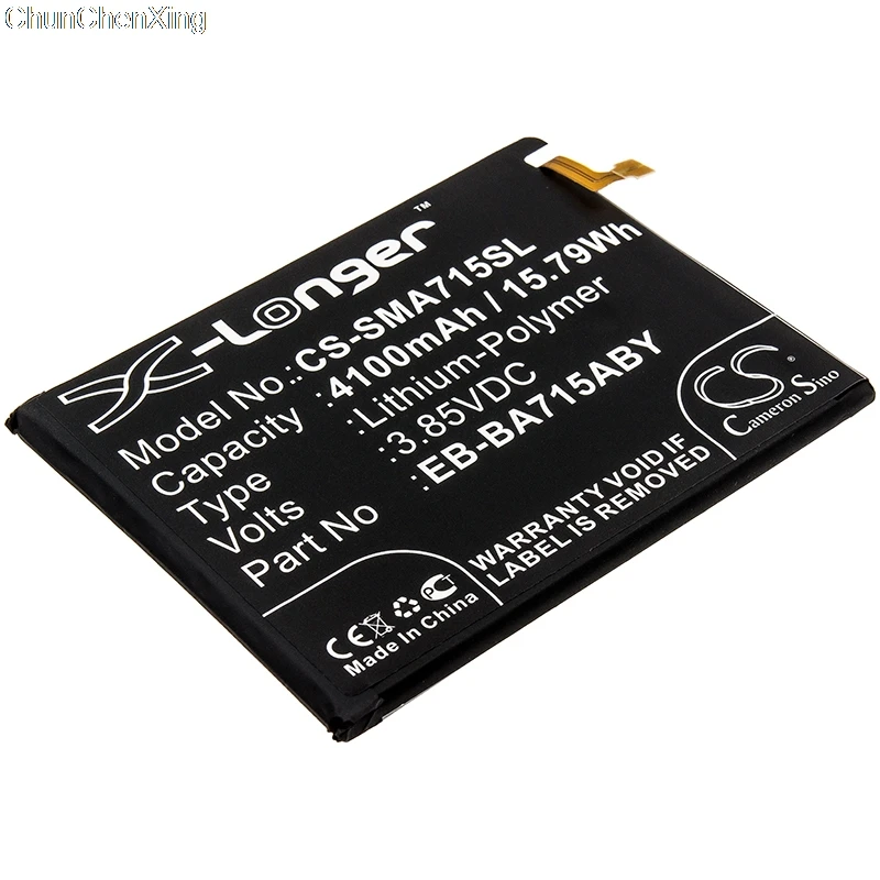 

100% NEW Cameron Sino 4100mAh Battery EB-BA715ABY,GH82-22153A for Samsung Galaxy A71, SM-A715F, SM-A7160, SM-A716B,SM-A716G