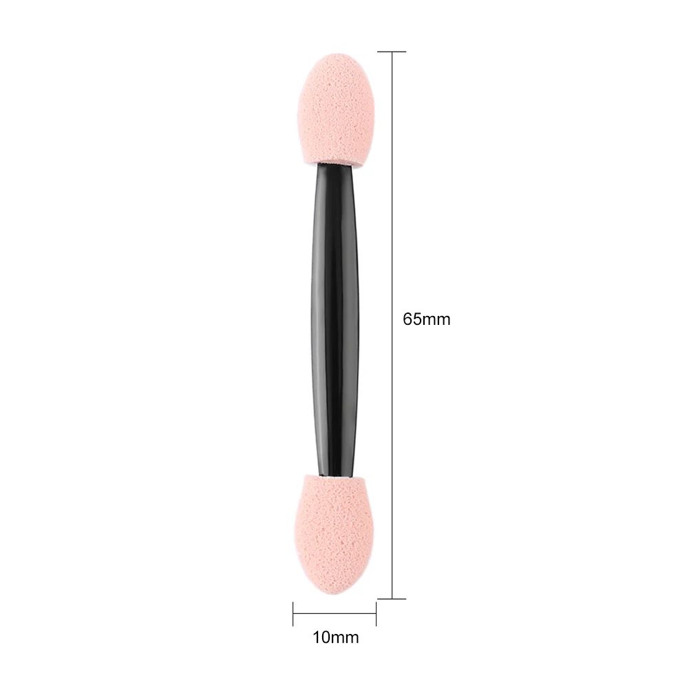 Herramienta portátil de cepillo de sombra de ojos de doble punta, aplicador de cosméticos para mujeres, herramientas de pinceles de maquillaje para regalo de mujer