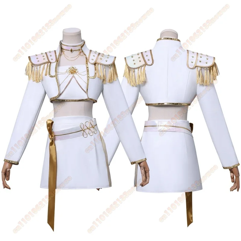 2025년 신작 애니메이션 미라 코스프레 의상 가발 풀세트 걸그룹 슈트 여성 할로윈 파티 롤플레잉 고품질