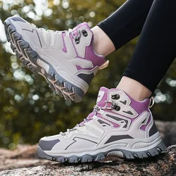 Men Hiking Trekking Walking Shoes Causal Sneakers Plus Size Women Outdoor Couple Breathable Durable Anti Slip Climbing Shoes