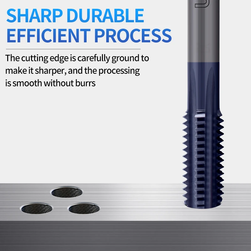 UT TAP Carbide Tungsten Steel JIS Standard Straight Fluted Tap UNC UNF 4-40 6-32 Machine Screw Thread Taps For HRC 55° - 62°