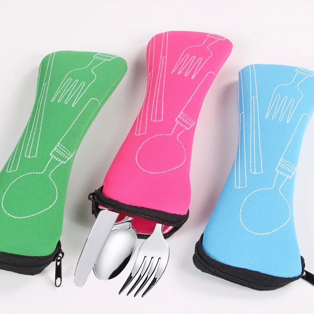 Portable Cutlery Bag Cutlery Bag Cutlery Bag Travel Packaging Storage Box Picnic Fork Spoon Bags