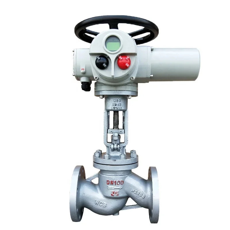 

AC220 AC380V 660V Cast Iron On off Intelligent Modulating Valve Multi-turn Electric Actuated Globe Valve