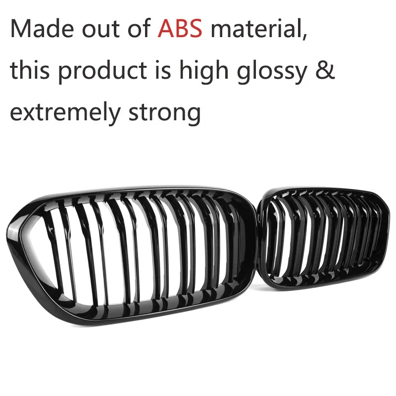 Kidney Replacement Front Grill for BMW F20 F21 LCI 2015 - 2019 16i 118i 120i 125i ABS Front Grills 1 Series Facelifted Grille