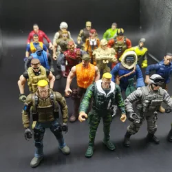 10/15pcs Movable Warrior Elite Force Figures Toys 12cm Military Terrorist SWAT Team ActionFiguras for Children Collection